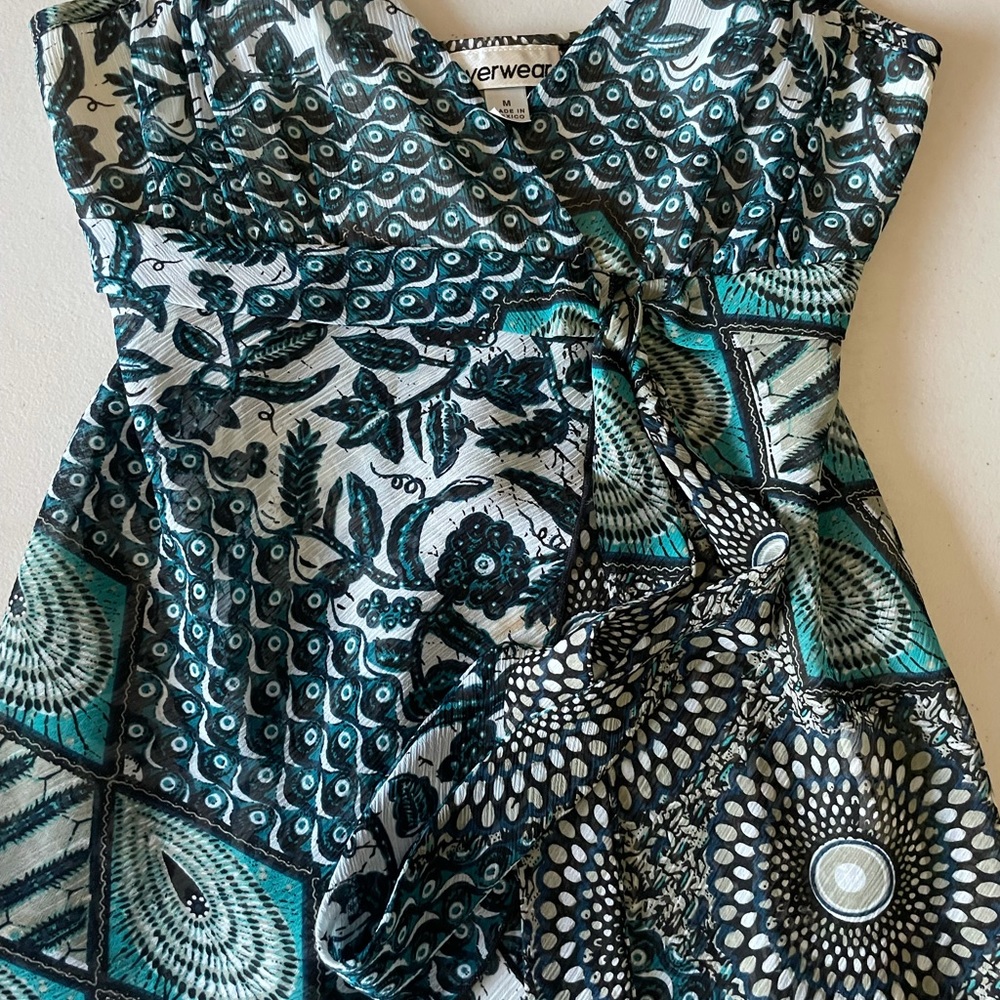 Byerwear blue and black top - size medium